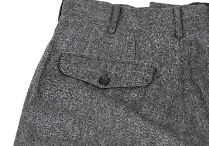 COMME des GARCONS HOMME Wool Herringbone Pants Gray Size S