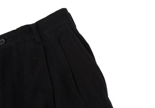COMME des GARCONS HOMME Wool 2-Tuck Pants Black Size S