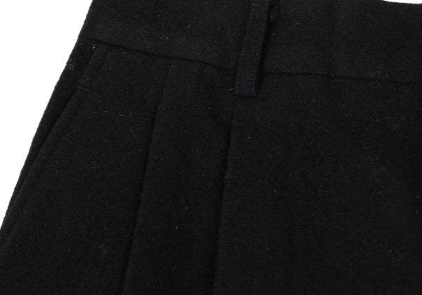 COMME des GARCONS HOMME Wool 2-Tuck Pants Black Size S