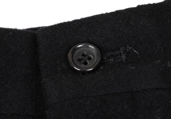 COMME des GARCONS HOMME Wool 2-Tuck Pants Black Size S