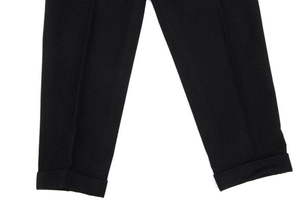 COMME des GARCONS HOMME Wool 2-Tuck Pants Black Size S