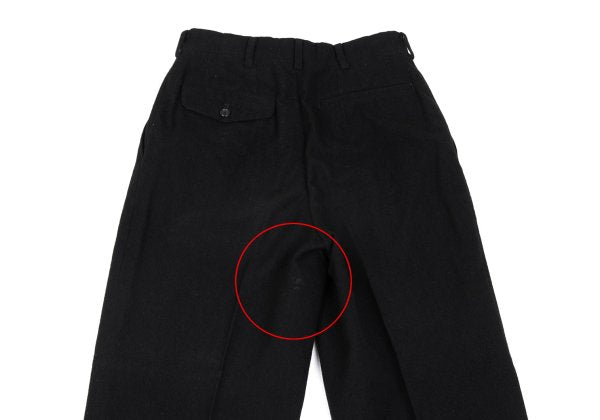 COMME des GARCONS HOMME Wool 2-Tuck Pants Black Size S