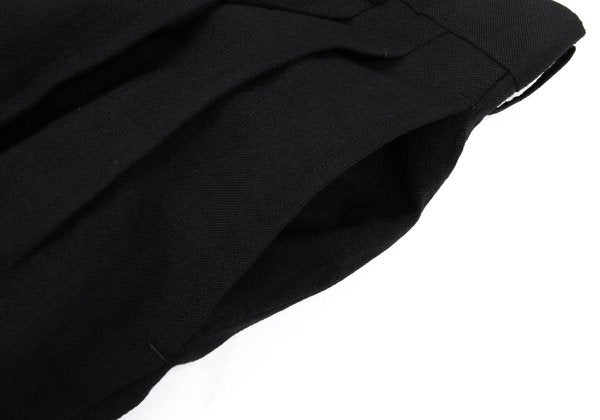 COMME des GARCONS HOMME Wool Shadow Plaid Pants Black Size S