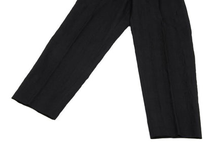 COMME des GARCONS HOMME Wool Shadow Plaid Pants Black Size S