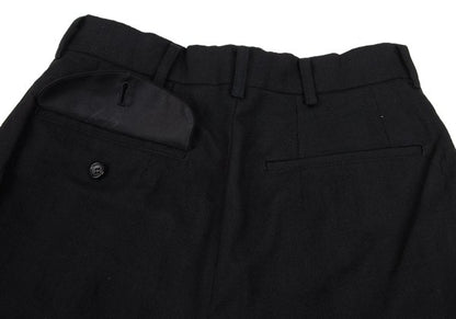 COMME des GARCONS HOMME Wool Shadow Plaid Pants Black Size S