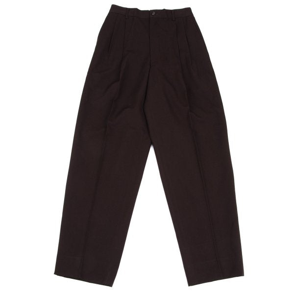 COMME des GARCONS HOMME Wool Gabardine Pants Brown Size S