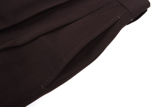 COMME des GARCONS HOMME Wool Gabardine Pants Brown Size S