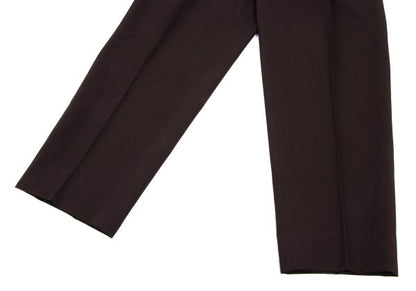 COMME des GARCONS HOMME Wool Gabardine Pants Brown Size S
