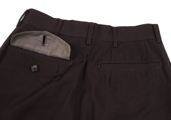 COMME des GARCONS HOMME Wool Gabardine Pants Brown Size S