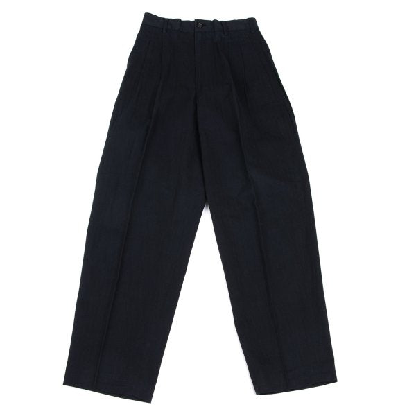 COMME des GARCONS HOMME Cotton Shadow Pants Navy Size S