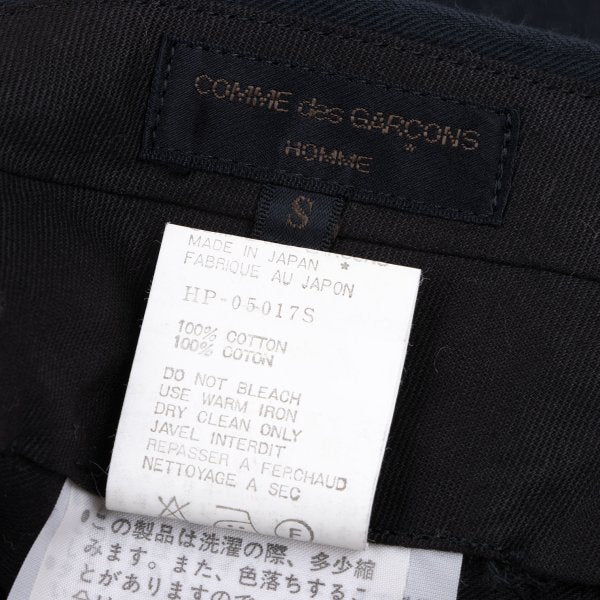 COMME des GARCONS HOMME Cotton Shadow Pants Navy Size S