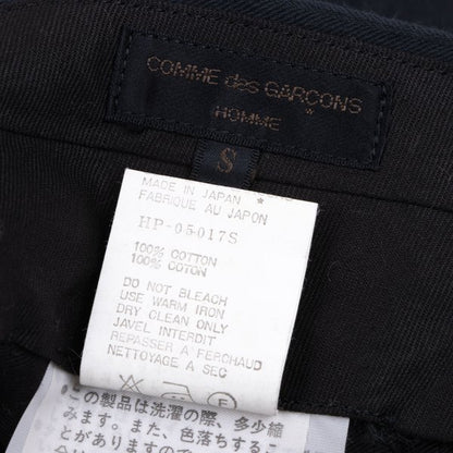 COMME des GARCONS HOMME Cotton Shadow Pants Navy Size S