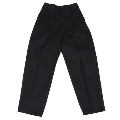 COMME des GARCONS HOMME Cotton 2-Tuck Pants Black Size S