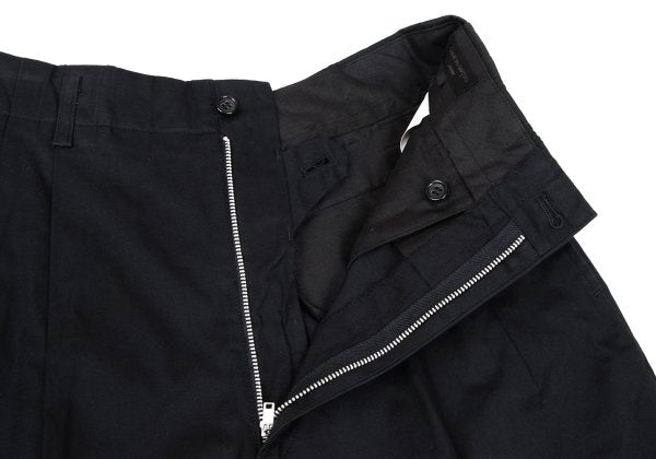 COMME des GARCONS HOMME Cotton 2-Tuck Pants Black Size S