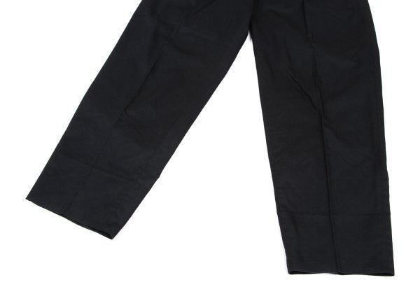 COMME des GARCONS HOMME Cotton 2-Tuck Pants Black Size S