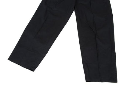 COMME des GARCONS HOMME Cotton 2-Tuck Pants Black Size S