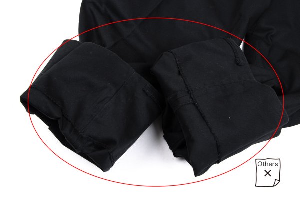COMME des GARCONS HOMME Cotton 2-Tuck Pants Black Size S