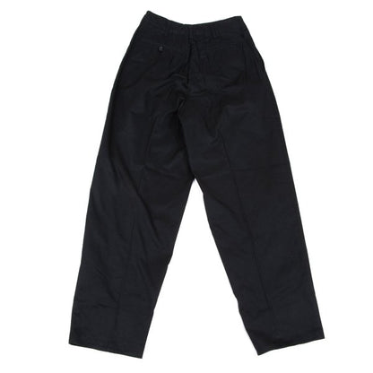 COMME des GARCONS HOMME Cotton 2-Tuck Pants Black Size S