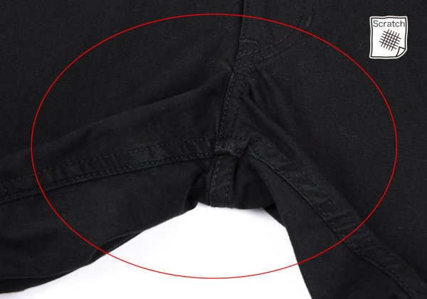 COMME des GARCONS HOMME PLUS Cotton Pants Black Size S