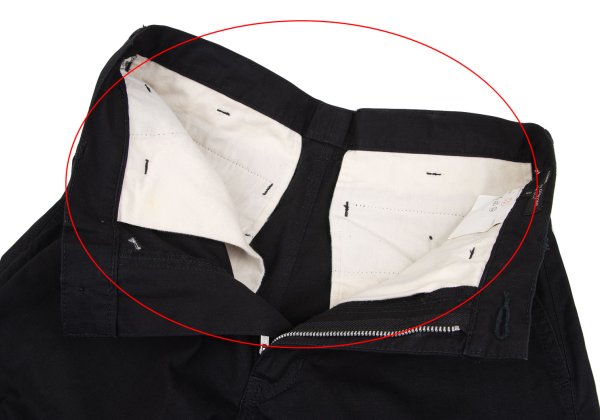 COMME des GARCONS HOMME PLUS Cotton Pants Black Size S