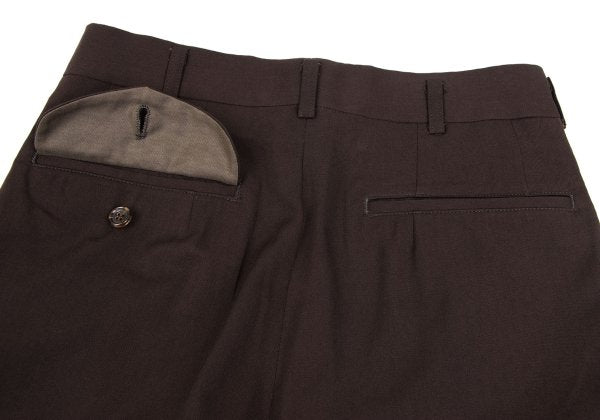 COMME des GARCONS HOMME PLUS Wool Pants Brown Size S