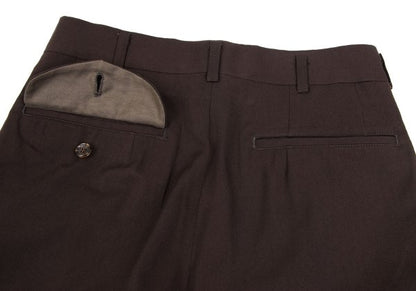 COMME des GARCONS HOMME PLUS Wool Pants Brown Size S