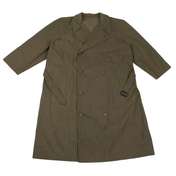 Y's for men Nylon Belted Trench Coat Green Size S