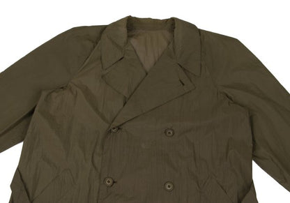 Y's for men Nylon Belted Trench Coat Green Size S