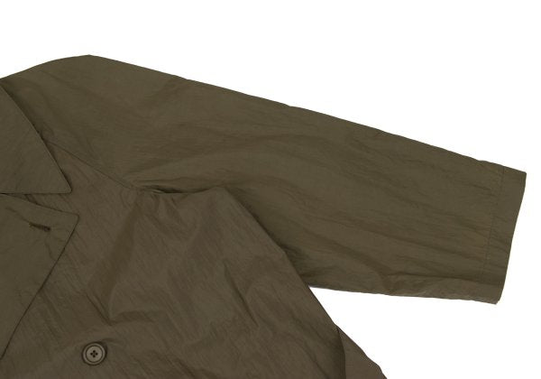 Y's for men Nylon Belted Trench Coat Green Size S