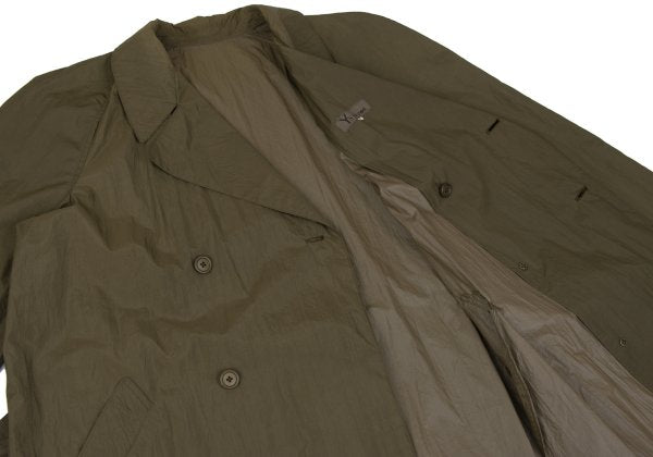 Y's for men Nylon Belted Trench Coat Green Size S