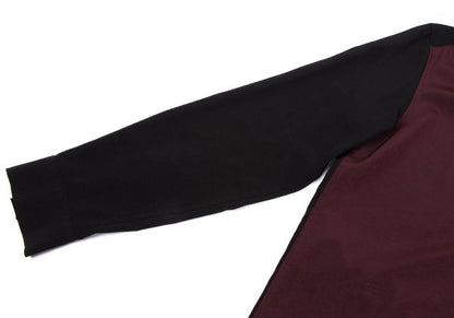 Ground Y 20AW Acetate Poly Bicolor Hooded Shirt Red Size 3