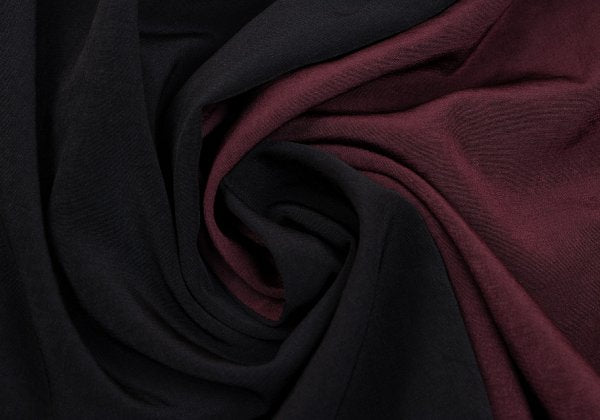 Ground Y 20AW Acetate Poly Bicolor Hooded Shirt Red Size 3