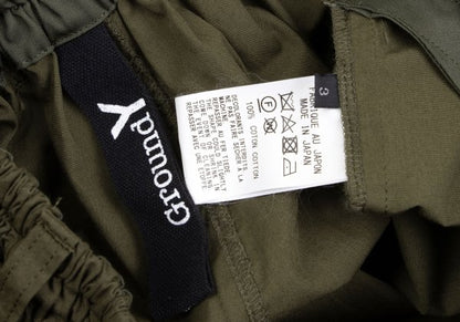 Ground Y 21SS Cotton Sarrouel Pants Khaki Size 3