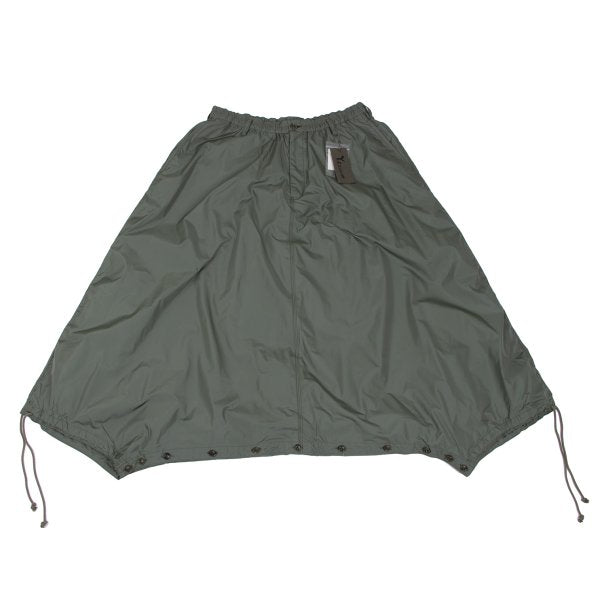 Y's BANG ON 21AW Nylon Sarouel Skirt Pants Khaki Size 2