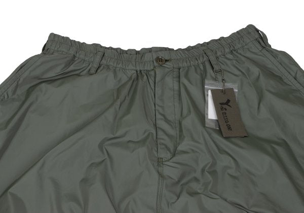 Y's BANG ON 21AW Nylon Sarouel Skirt Pants Khaki Size 2