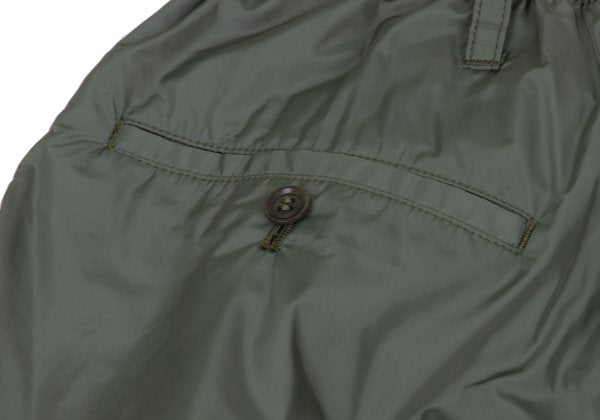 Y's BANG ON 21AW Nylon Sarouel Skirt Pants Khaki Size 2