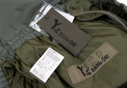 Y's BANG ON 21AW Nylon Sarouel Skirt Pants Khaki Size 2