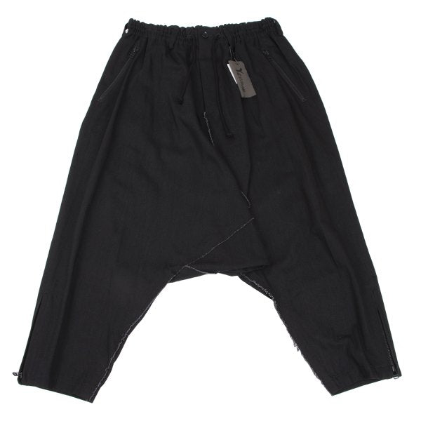 Y's BANG ON 20AW Patchwork Sarouel Pants Black Size 2