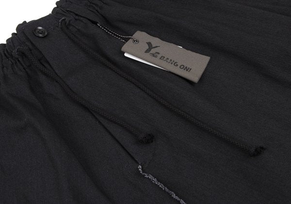 Y's BANG ON 20AW Patchwork Sarouel Pants Black Size 2