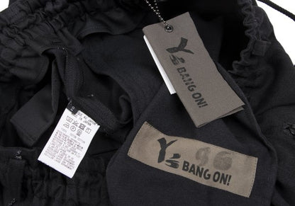 Y's BANG ON 20AW Patchwork Sarouel Pants Black Size 2