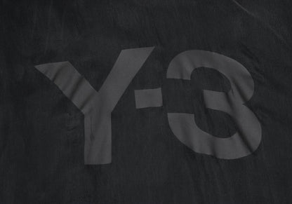 Y-3 Shoulder Zip Logo Print T-Shirt Black Size XL