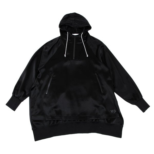 Y-3 Half-Zip Pullover Hoodie Black Size S