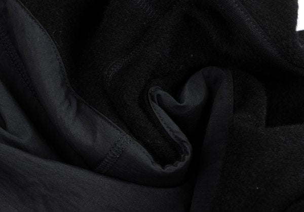 Y-3 Shaggy Wool Blend Paneled Shorts Black Size S