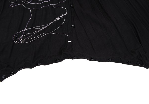 BLACK Scandal Yohji Yamamoto 18AW Nude Pants Black Size 2