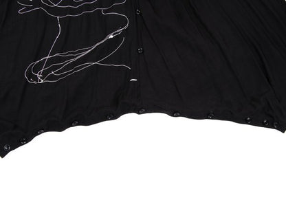 BLACK Scandal Yohji Yamamoto 18AW Nude Pants Black Size 2