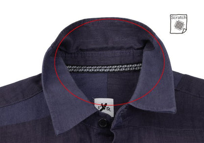 S'YTE Linen Panel Long Sleeve Shirt Purple Size M