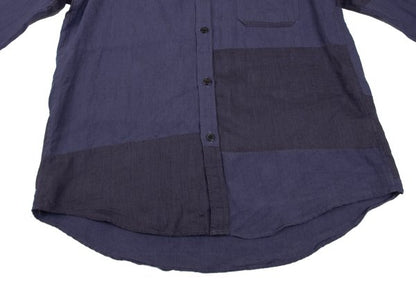 S'YTE Linen Panel Long Sleeve Shirt Purple Size M
