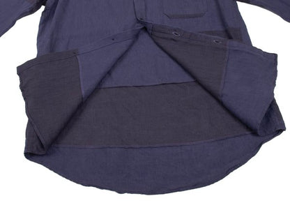 S'YTE Linen Panel Long Sleeve Shirt Purple Size M