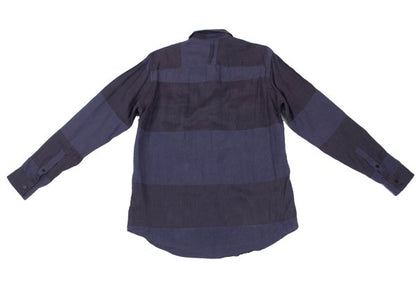 S'YTE Linen Panel Long Sleeve Shirt Purple Size M