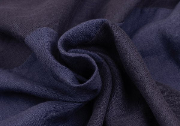 S'YTE Linen Panel Long Sleeve Shirt Purple Size M